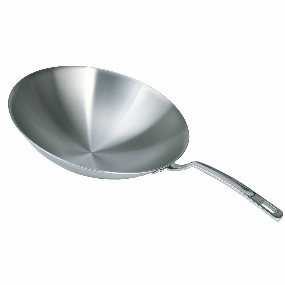 Wok pan with handle for Metos Wok-Line and Flex