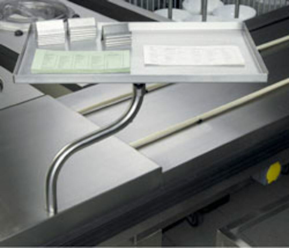 Patient card drawer Metos Conveyor System